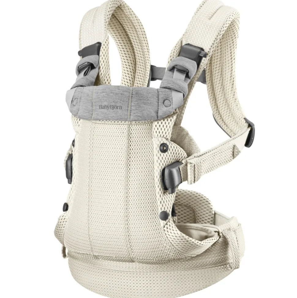 Porte bébé harmony mesh 3d crème