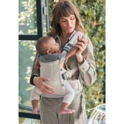 Porte bébé harmony mesh 3d crème