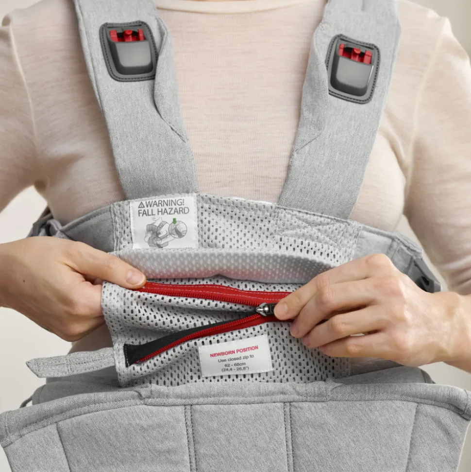 Porte bébé harmony tissé chiné gris