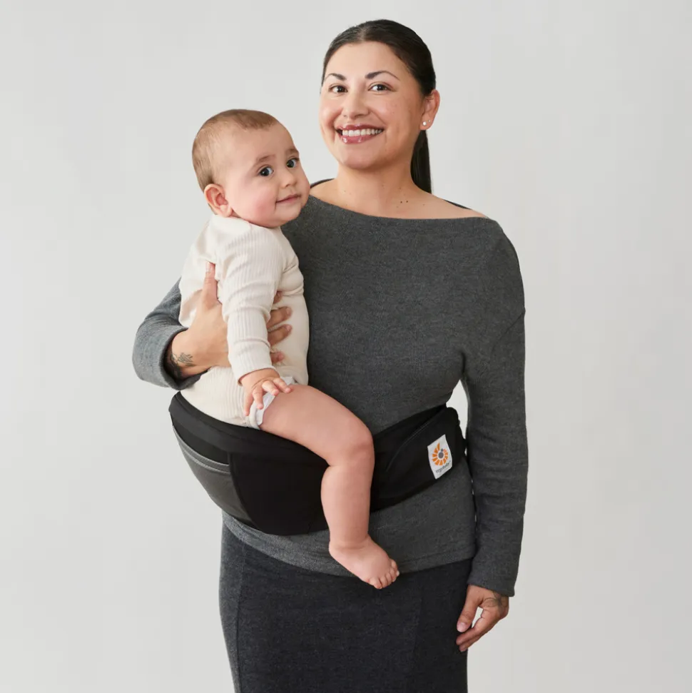 Porte bébé lift hip seat onyx black