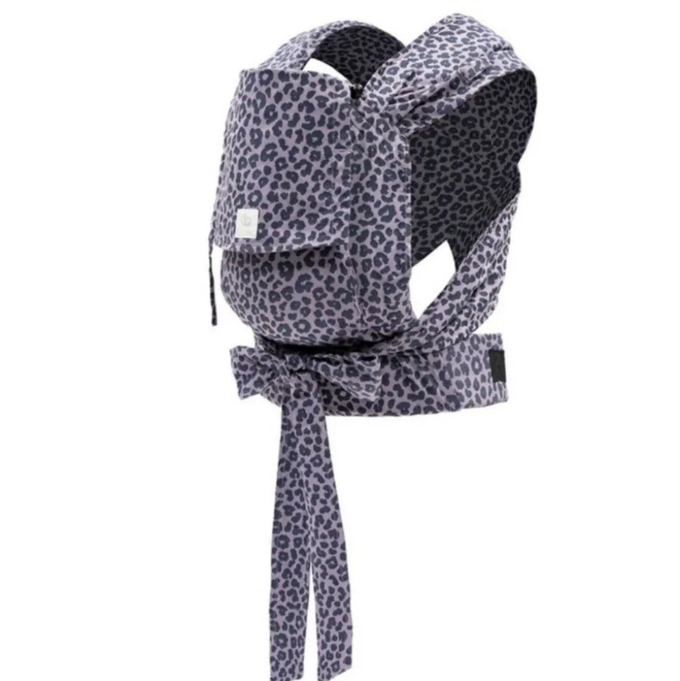 Porte bébé limas carrier léopard violet