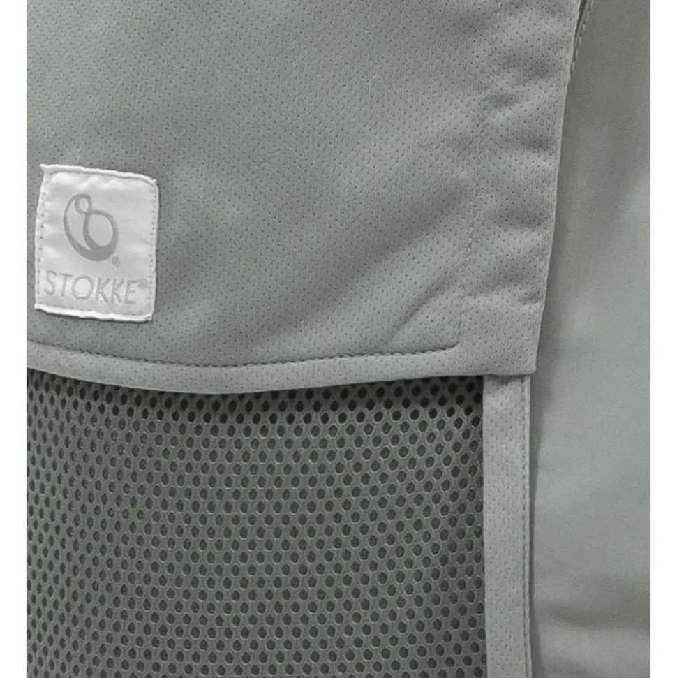 Porte bébé limas en tissu mesh vert glacier