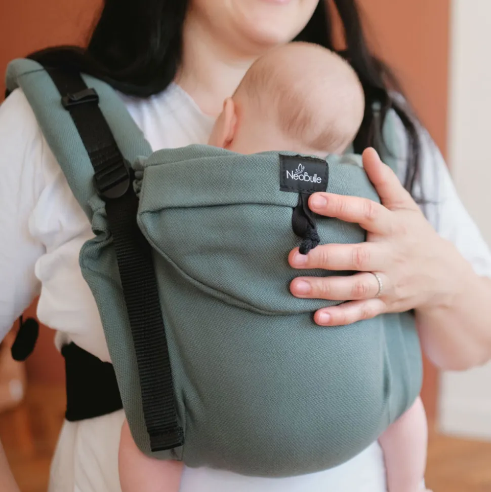 Porte bébé néo préformé eucalyptus
