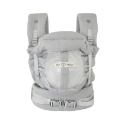 Porte bébé physiocarrier 2 grey gaze de coton