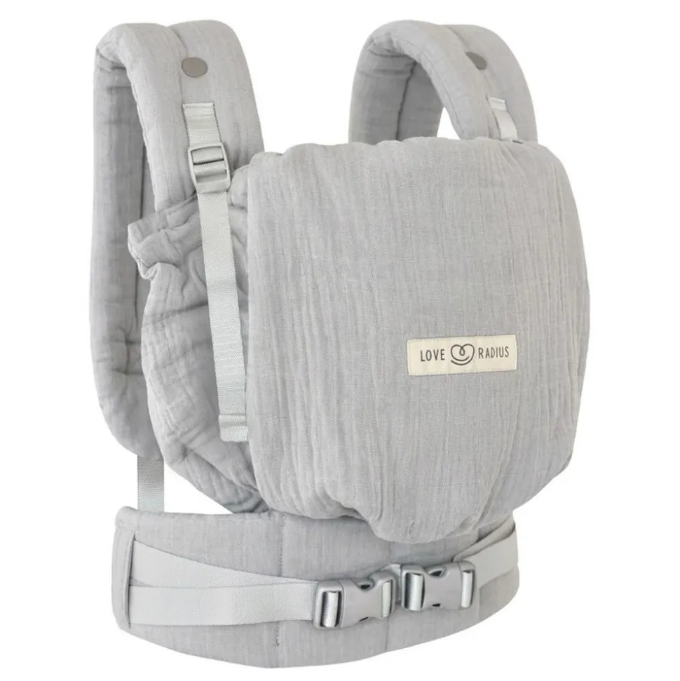 Porte bébé physiocarrier 2 grey gaze de coton