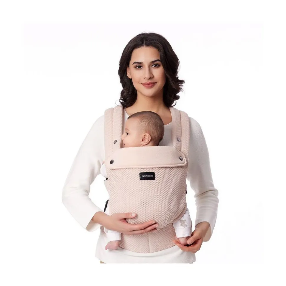 Porte bébé physiologique air mesh pink