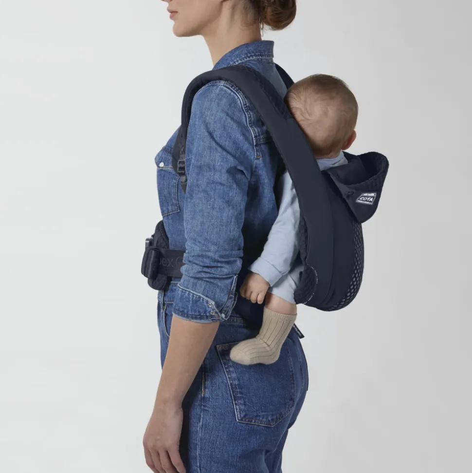 Porte-bébé physiologique coya royal blue
