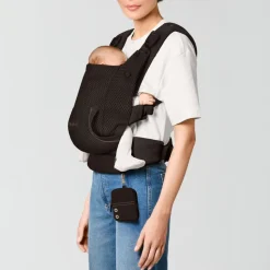 Porte bébé physiologique laya chocolate brown