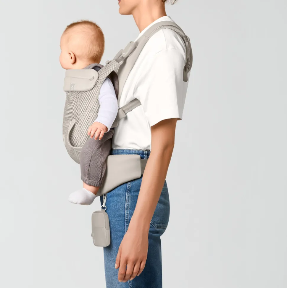 Porte bébé physiologique laya dune grey