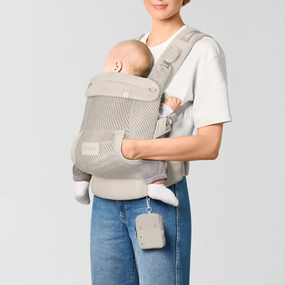 Porte bébé physiologique laya dune grey