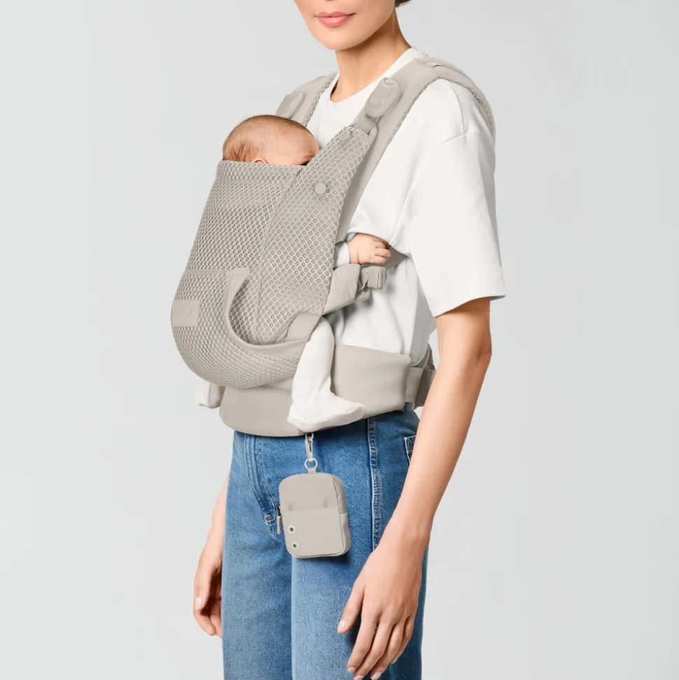 Porte bébé physiologique laya dune grey