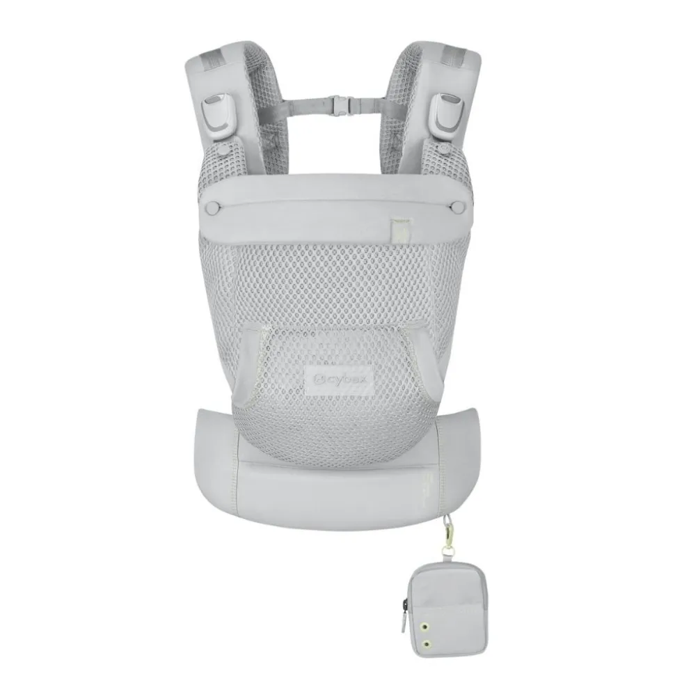 Porte bébé physiologique laya fog grey