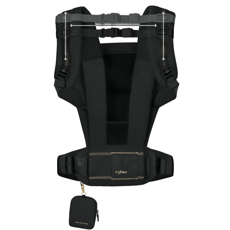 Porte bébé physiologique laya magic black