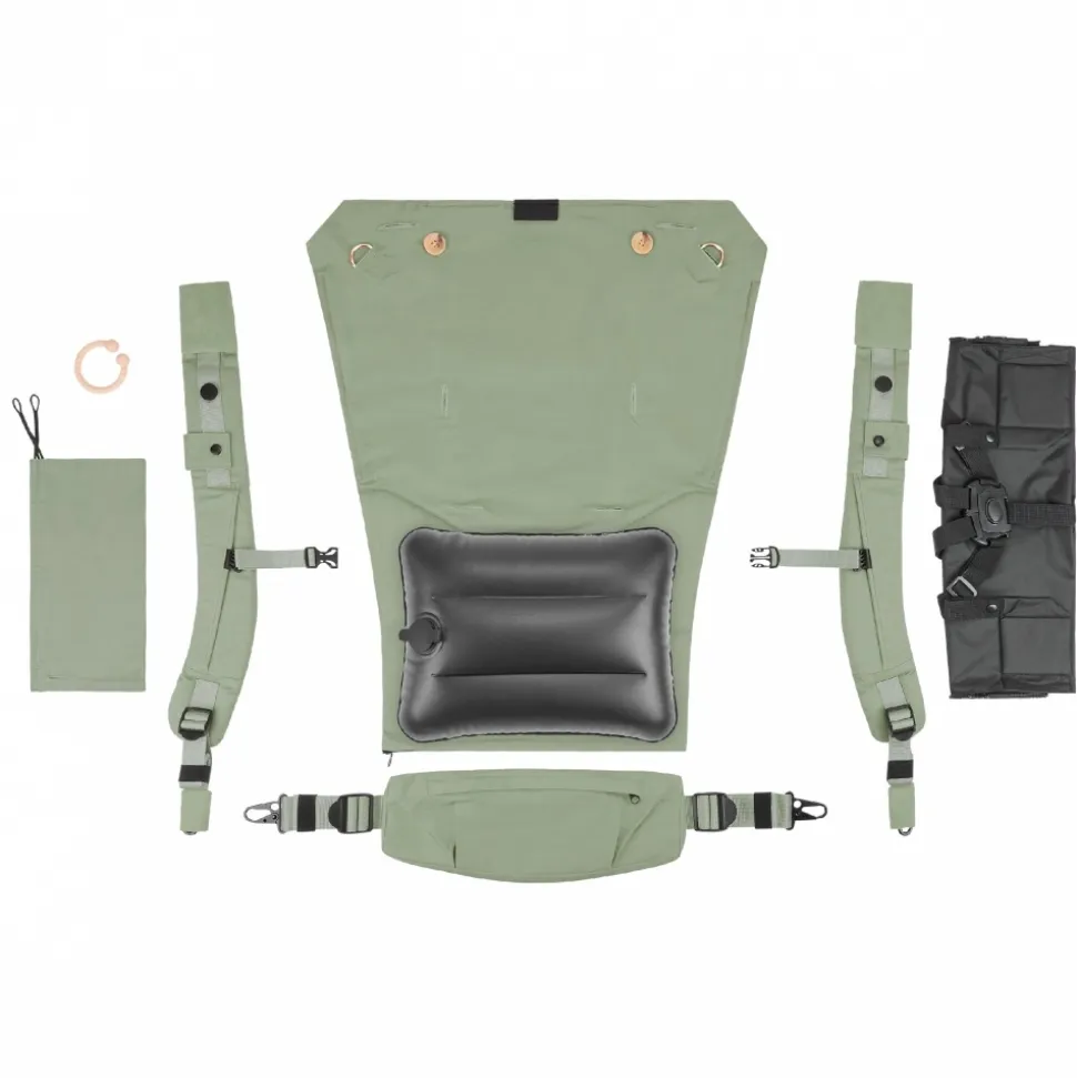 Porte bébé physiologique moov & boost vert sauge