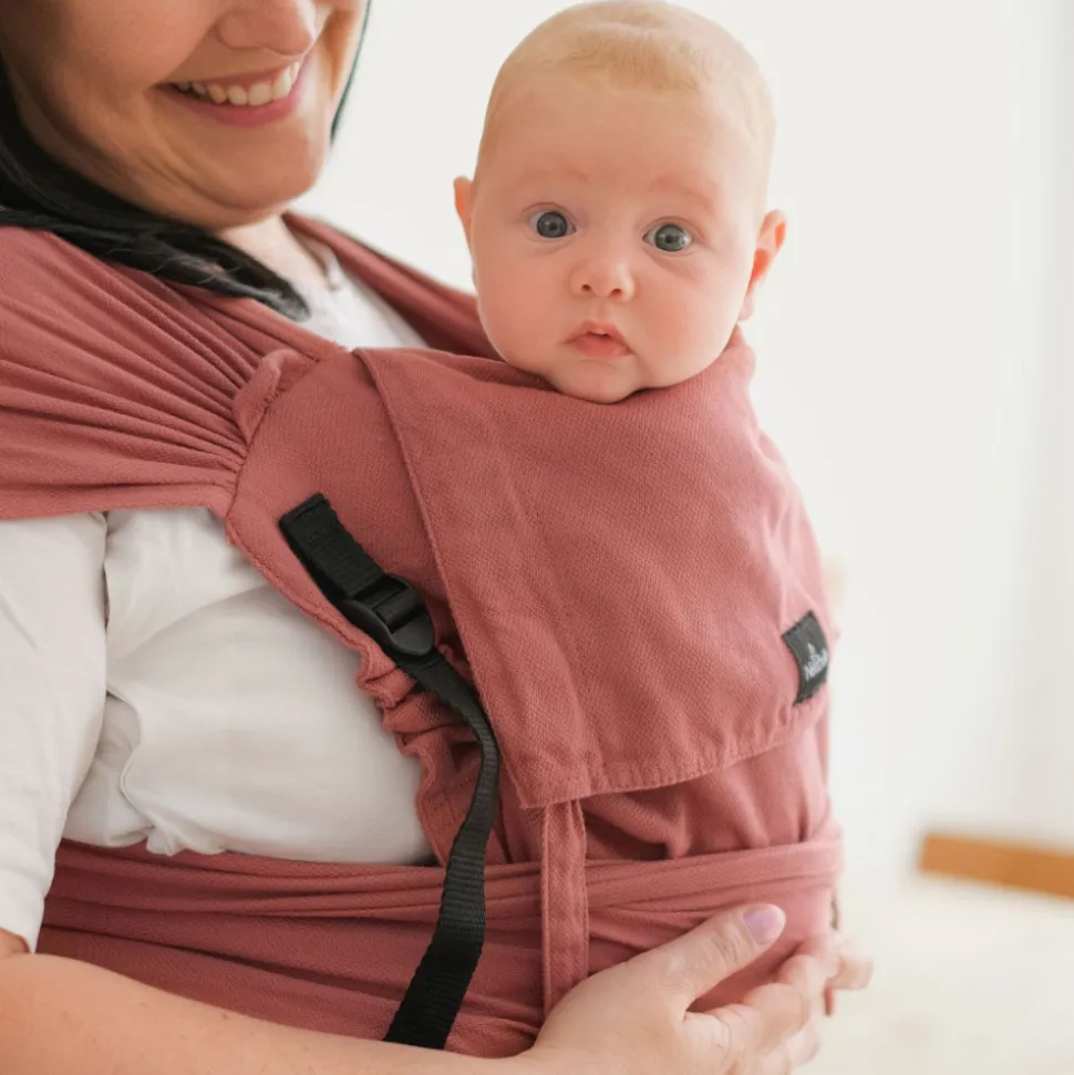 Porte bébé p'tit evo acajou