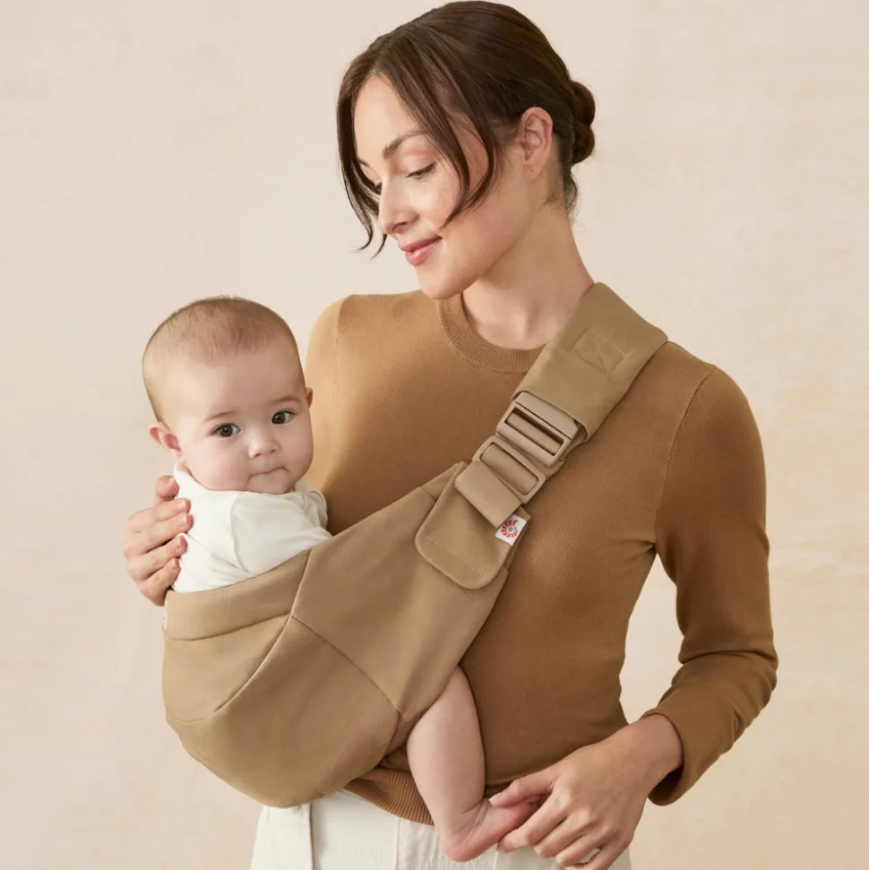 Porte bébé sling upsie camel