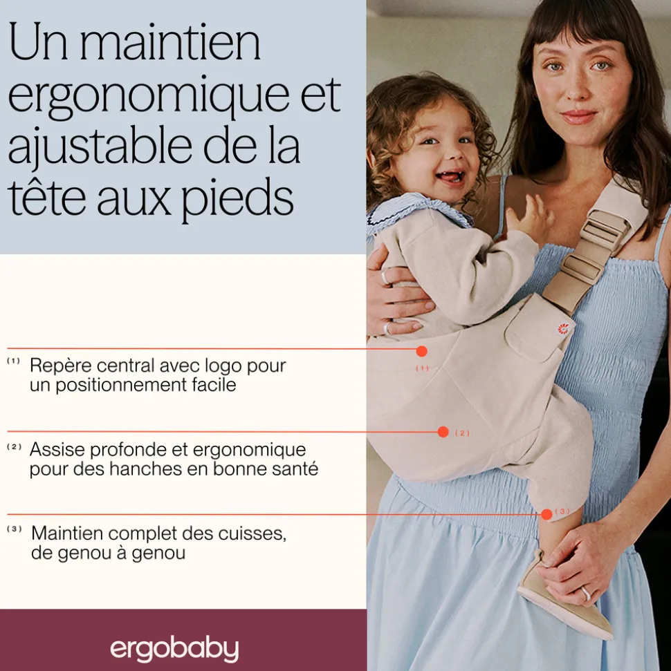 Porte bébé sling upsie camel