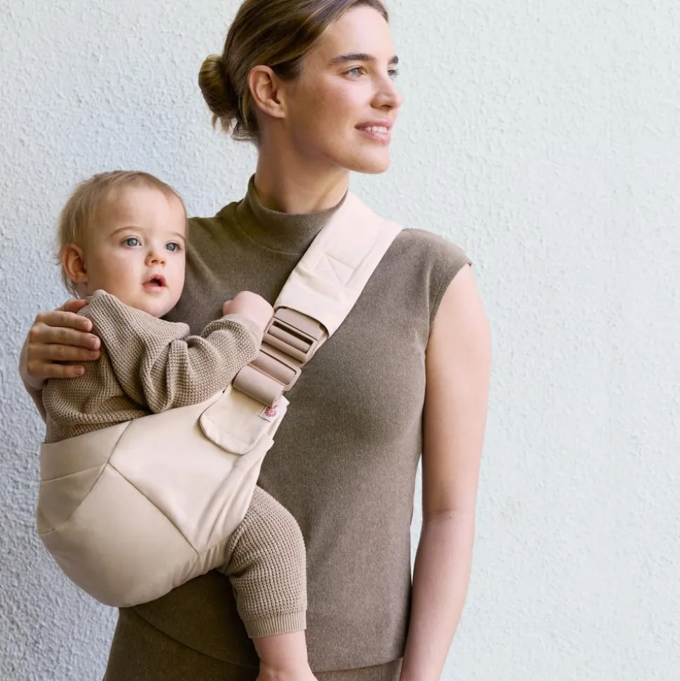 Porte bébé sling upsie natural beige