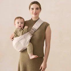 Porte bébé sling upsie natural beige