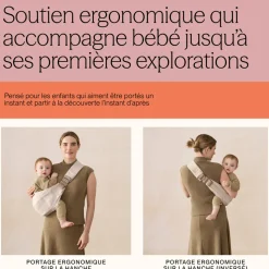 Porte bébé sling upsie soft olive