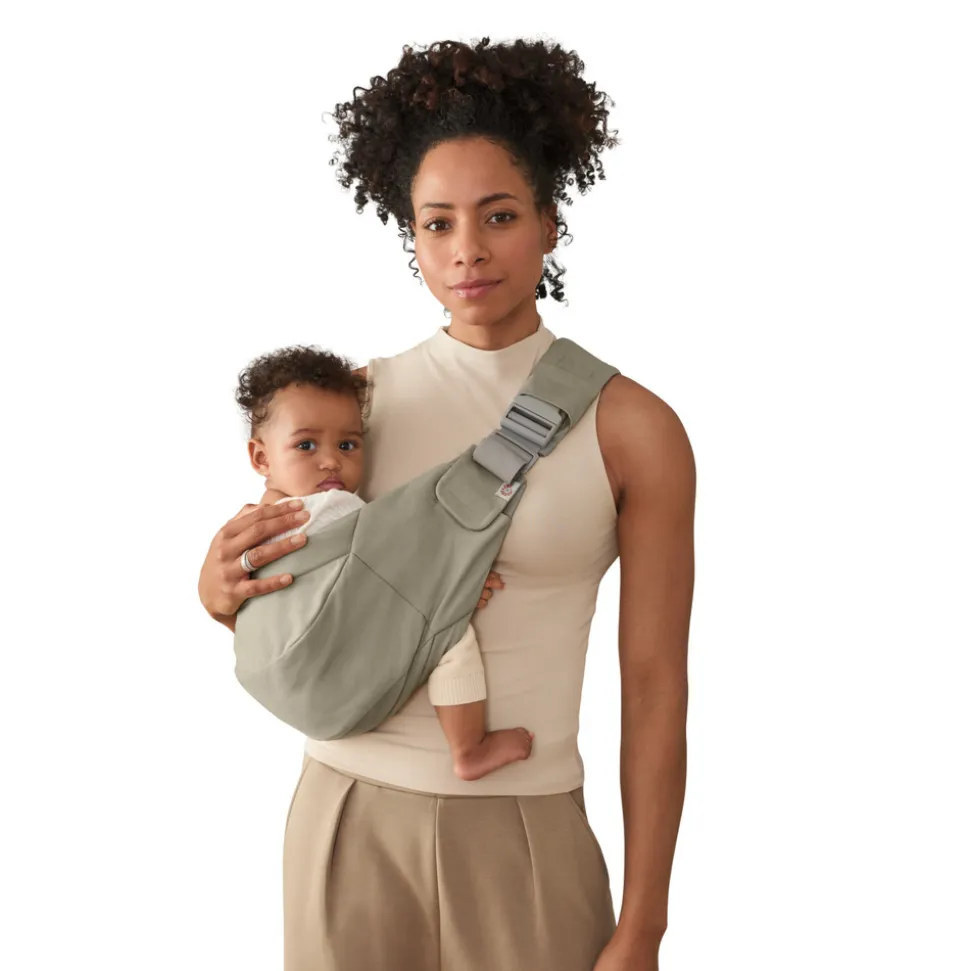 Porte bébé sling upsie soft olive