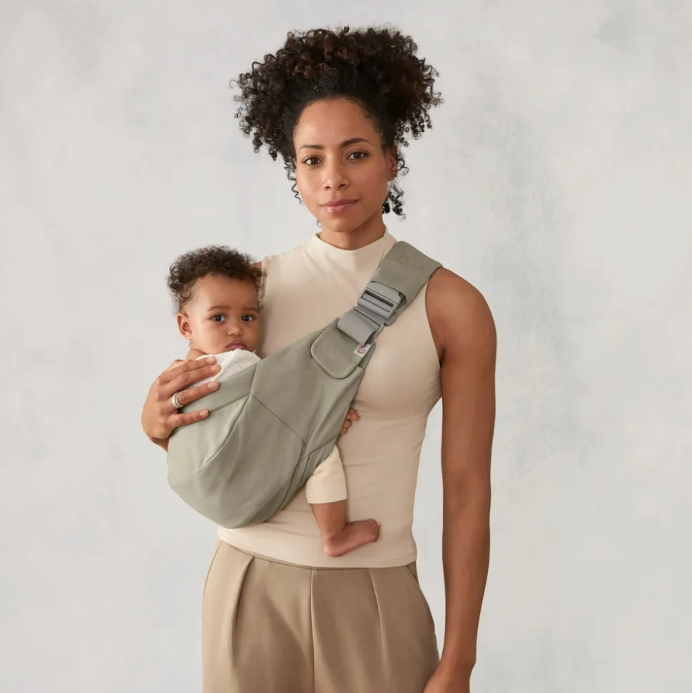 Porte bébé sling upsie soft olive