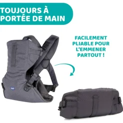 Porte-bébé ventral easyfit black night