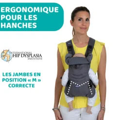 Porte-bébé ventral easyfit black night