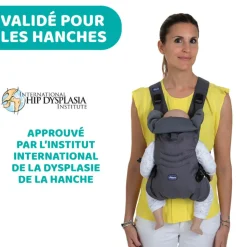 Porte-bébé ventral easyfit moon grey