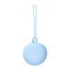 Porte sucettes en silicone bleu