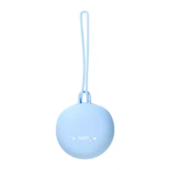 Porte sucettes en silicone bleu