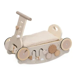 Porteur en bois 3 en 1 - nougat