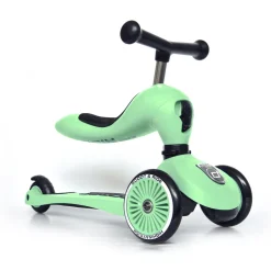 Porteur 2 en 1 évolutif en trottinette highwaykick 1 kiwi