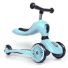Porteur 2 en 1 évolutif en trottinette highwaykick 1 blueberry