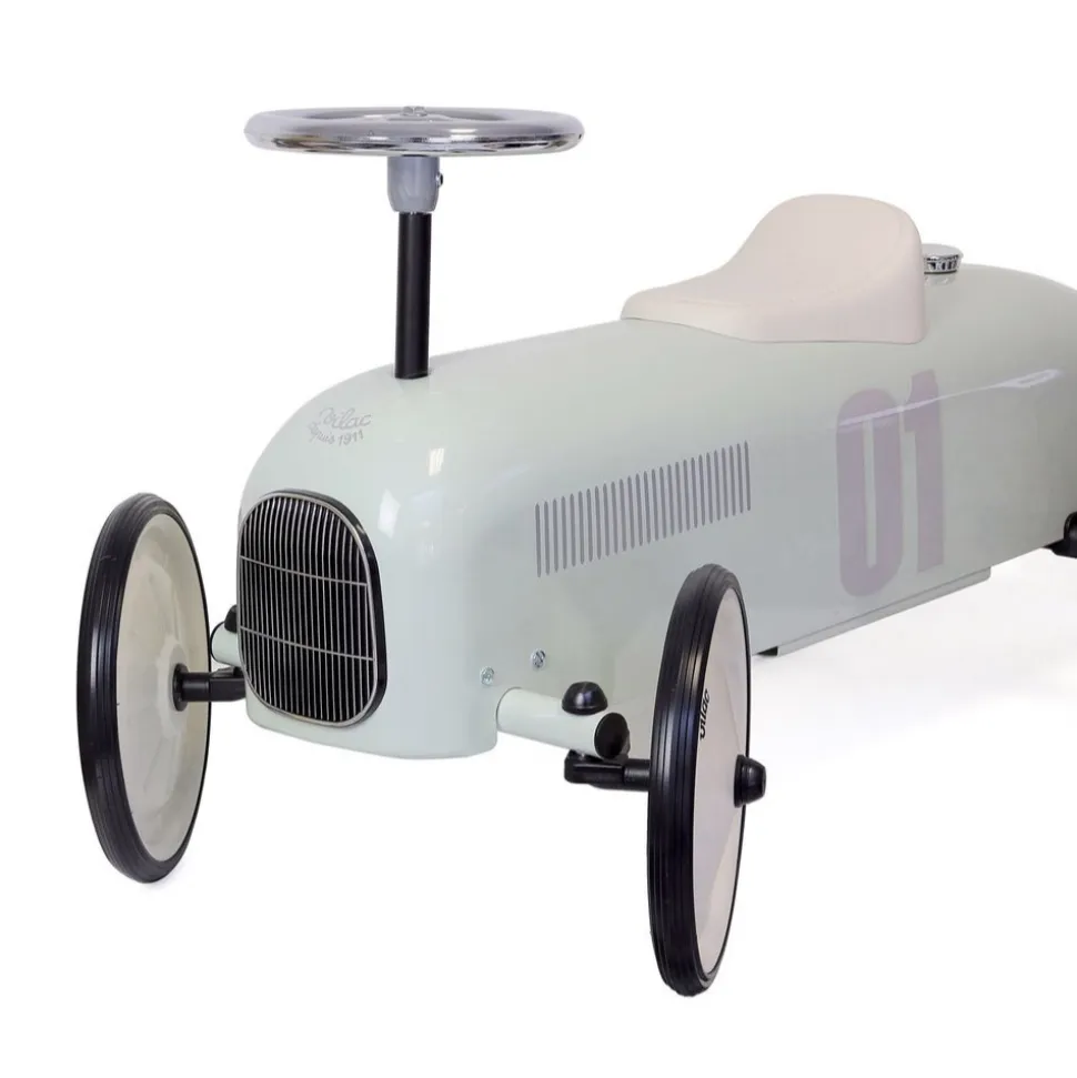 Porteur voiture vintage sauge