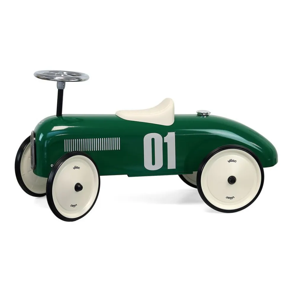 Porteur voiture vintage vert so british