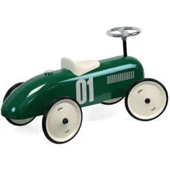 Porteur voiture vintage vert so british