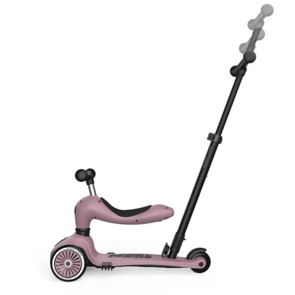 Porteur évolutif en trottinette highwaykick 1 push&go wildberry