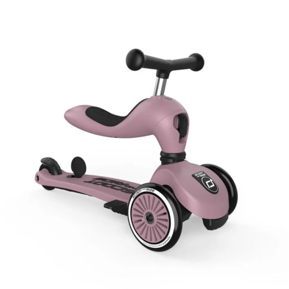 Porteur évolutif en trottinette highwaykick 1 push&go wildberry