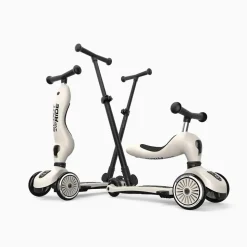 Porteur évolutif en trottinette highwaykick 1 push&go beige