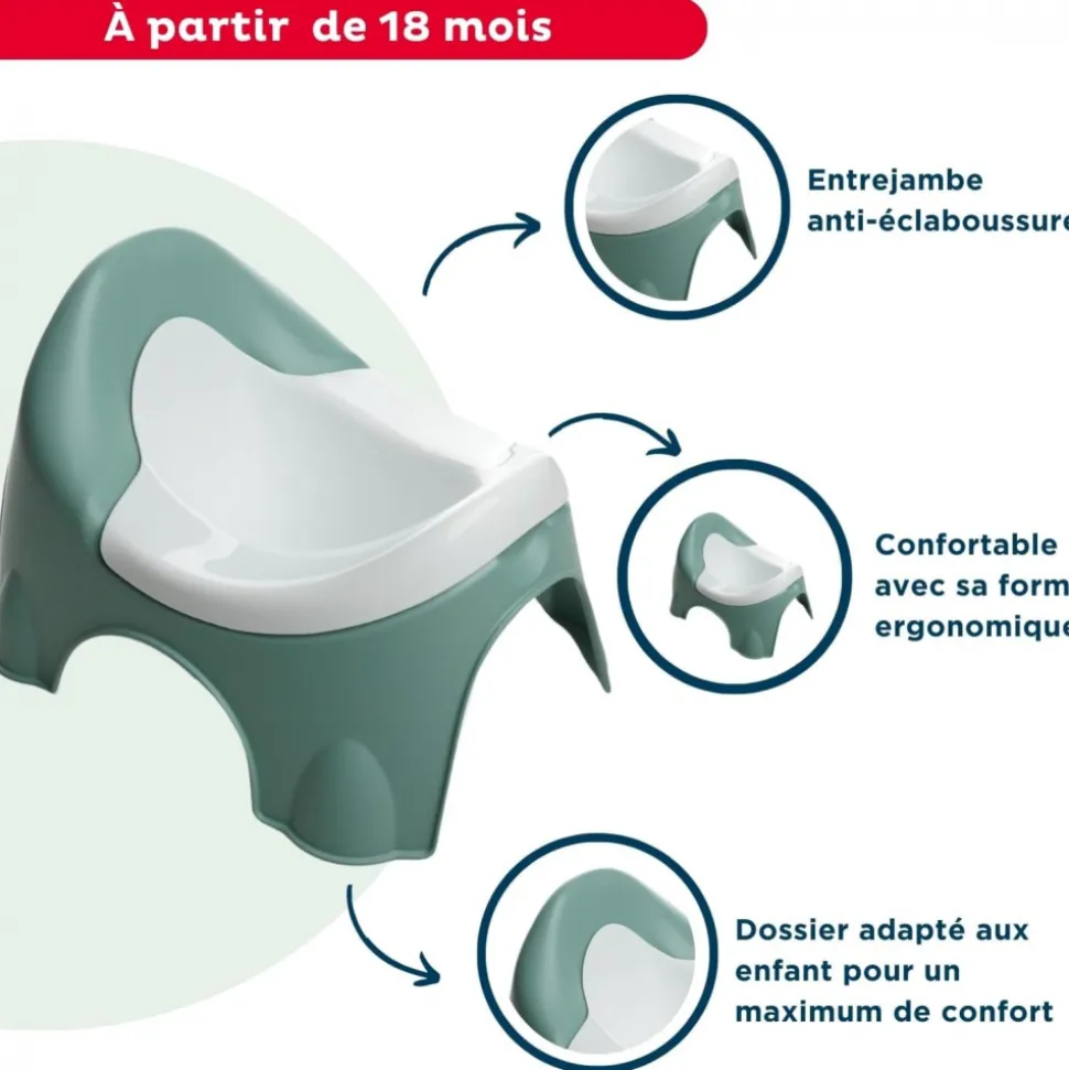 Pot d'apprentissage ideo vert sauge