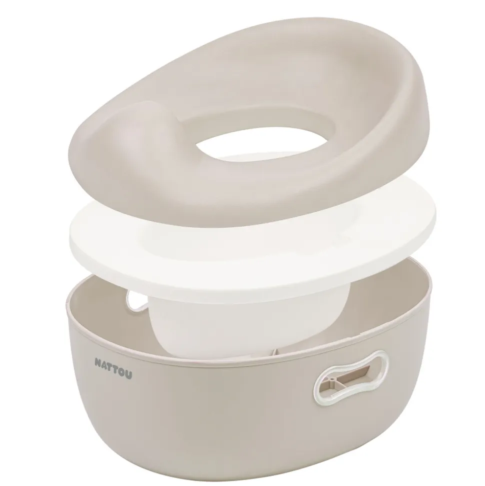 Pot d'apprentissage potty 3 en 1 beige