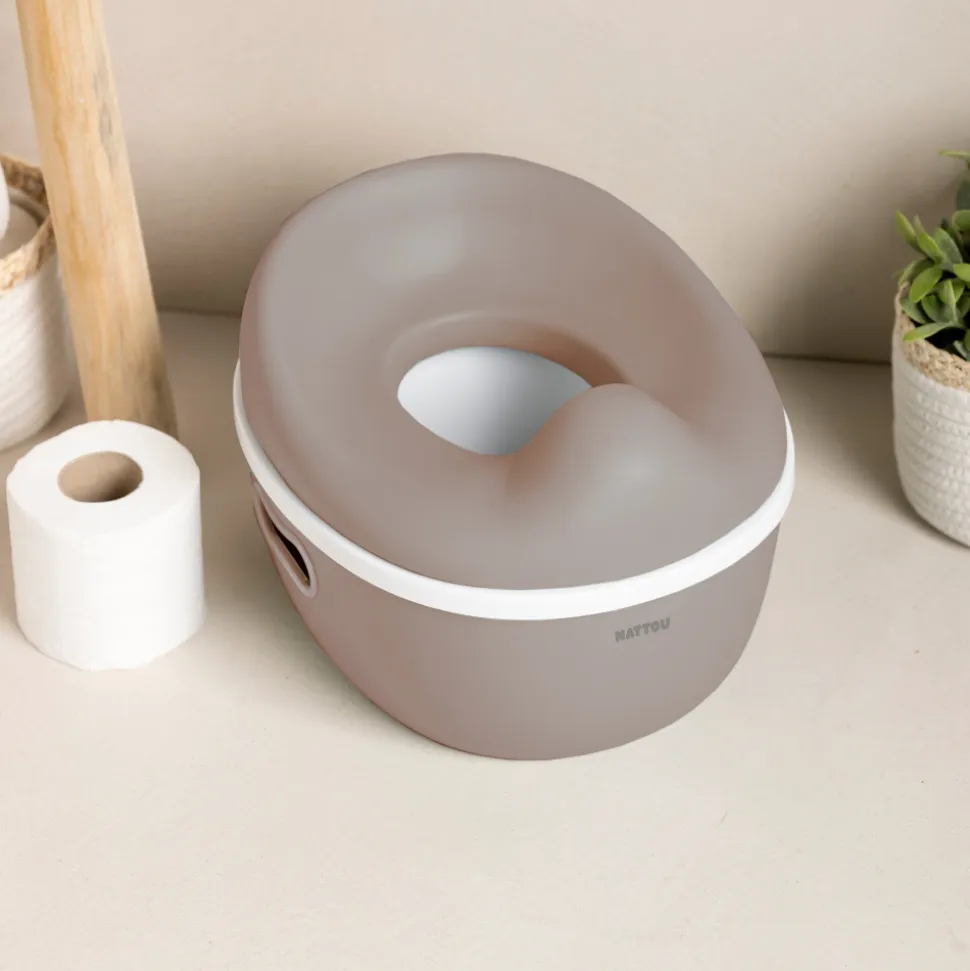 Pot d'apprentissage potty 3 en 1 taupe