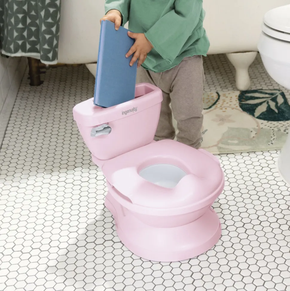 Pot 2-en-1 pour bébé avec réducteur, rose