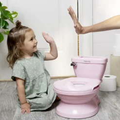 Pot 2-en-1 pour bébé avec réducteur, rose