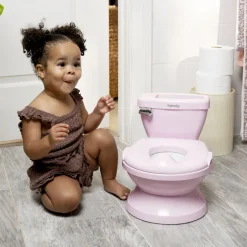 Pot 2-en-1 pour bébé avec réducteur, rose