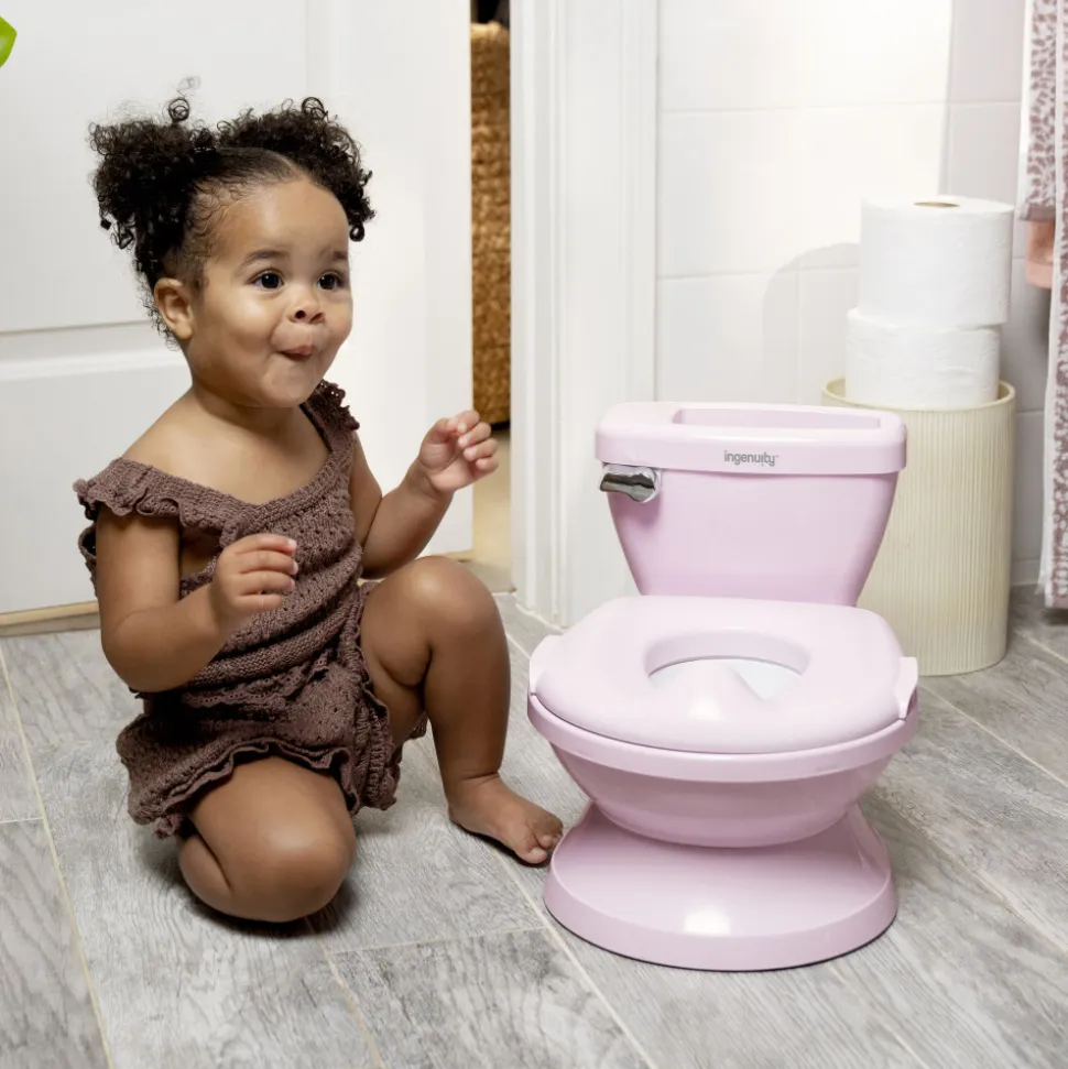 Pot 2-en-1 pour bébé avec réducteur, rose
