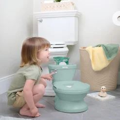Pot 2-en-1 pour bébé avec réducteur, vert