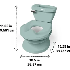 Pot 2-en-1 pour bébé avec réducteur, vert