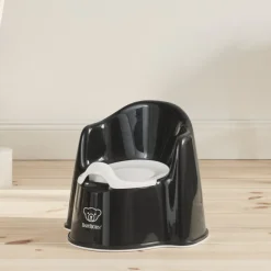 Pot fauteuil noir